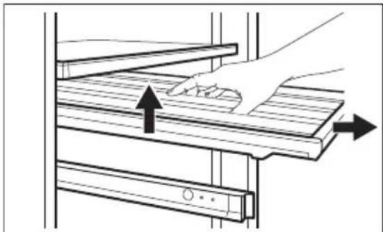 ELECTROLUX EWUS040B8B - Wyjmowanie polek - 1