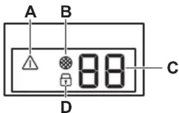 ELECTROLUX EWUS040B8B - Displejs - 1