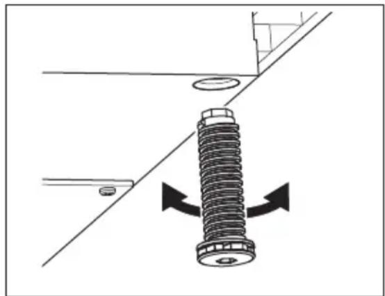 ELECTROLUX EWUS040B8B - Nivautjämning - 1