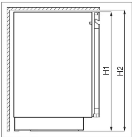 ELECTROLUX EWUS040B8B - Dimensioni - 1