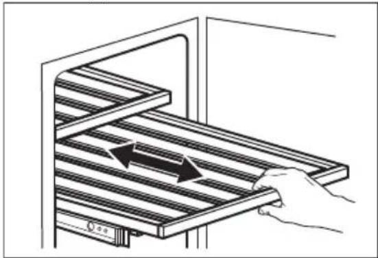 ELECTROLUX EWUS040B8B - Installazione dei ripiani - 3