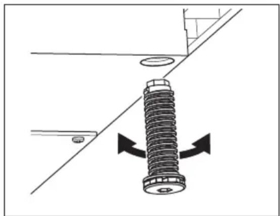 ELECTROLUX EWUS018B7B - Vaakasuoraan asettaminen - 1