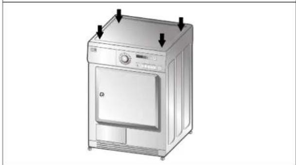 LG TDC70220E - De droger waterpas zetten - 3