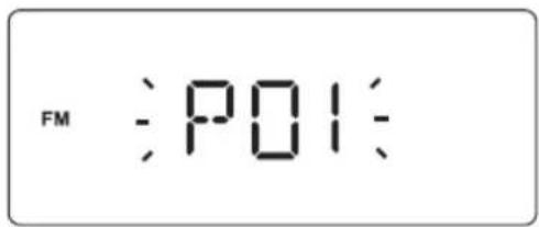 Soundmaster RCD1755 - PARALMACENAR UNA ESTACION COMO PREAJUSTE - 1