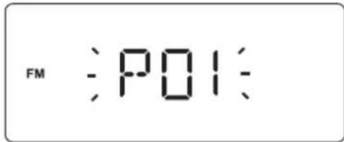 Soundmaster RCD1755 - FOR Å LAGRE EN STASJON SOM EN FORHÄNDSINNSTILLING - 1