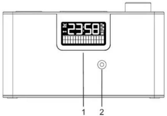 Soundmaster DAB700 - POSIZIONE DEI COMANDI - 1