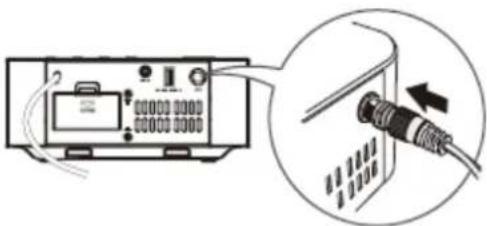Soundmaster UR411 - DAB-Antenne anschlieBen - 1
