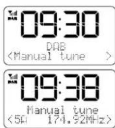 Soundmaster NR961 - SINTONIZZAZIONE MANUALE IN DAB - 1