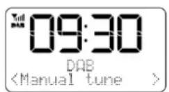 Soundmaster NR961 - DAB MANUAL TUNE - 1