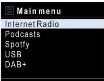 Soundmaster ICD2080 - MENUPRINCIPAL - 1