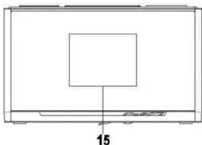 Soundmaster UR240 - Emplacement des boutons - 2