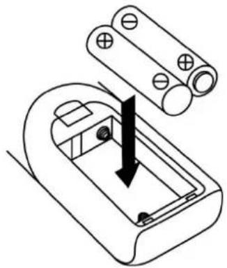 Soundmaster NR546 - BATTERIINSTALLATION - 1