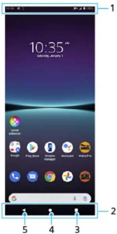 SONY Xperia 1 IV - Écran d'accueil - 1
