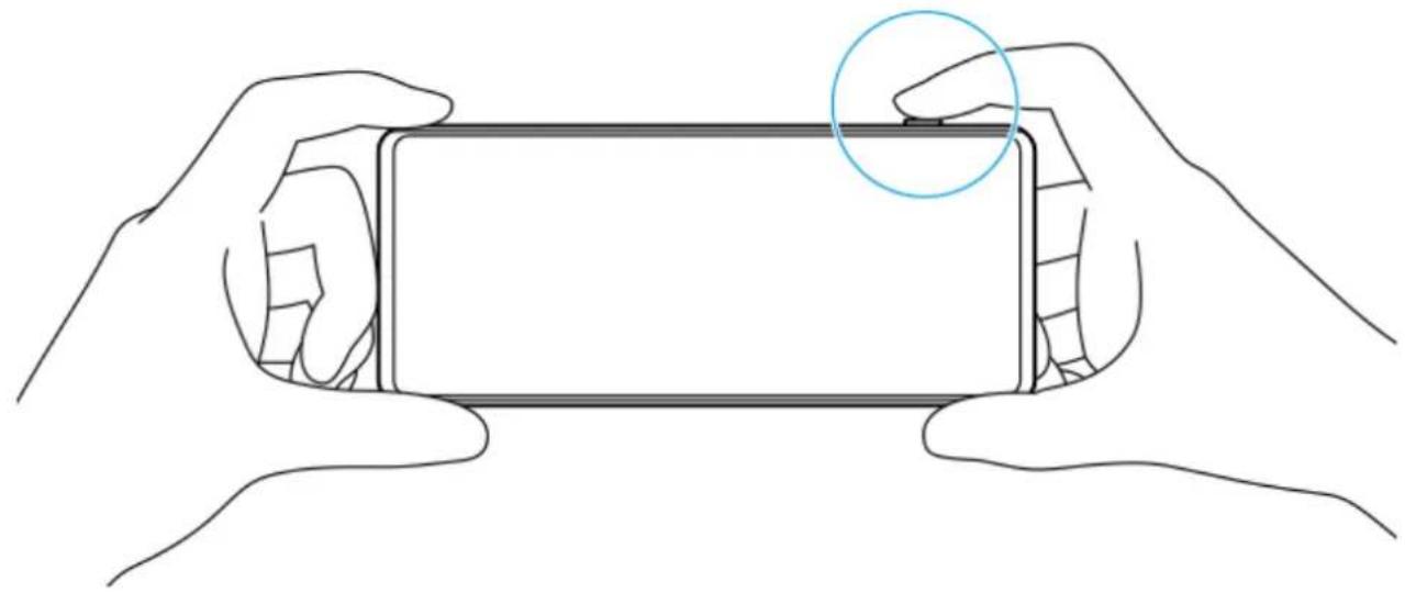 SONY Xperia 1 IV - Appuyez à mi-course sur le bouton de l'obturateur pour effectuer la mise au point. - 1