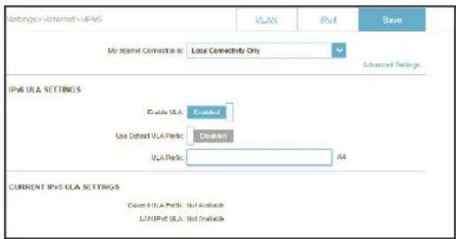 D-LINK G416 - IPv6 - Connectivité locale uniquement - 1