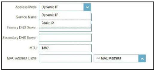 D-LINK G416 - Serveur DNS - 1
