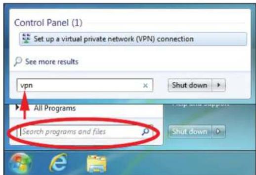 D-LINK G416 - Windows 7 Instructions de configuration du VPN - 1