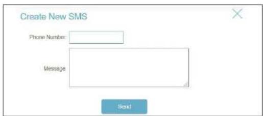 D-LINK G416 - Paramètres des SMS cellulaires - 1