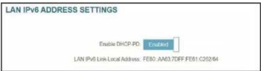 D-LINK G416 - Adresse de lien local LANIPv6 - 3