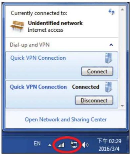 D-LINK G416 - Connexion ou déconnexion - 1