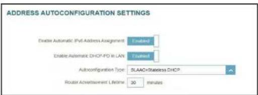 D-LINK G416 - SivoussélectionnezSLAAC+RDNSS ou SLAAC+DHCP sans état comme type de configuration automatique: - 2