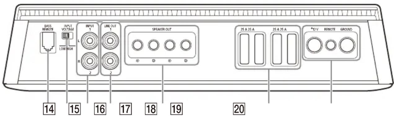 SONY XM1ES - Commutateur LI NE OUT MODE - 1