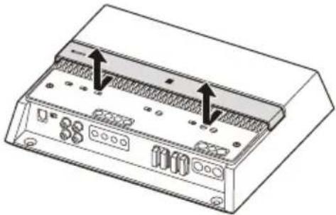 SONY XM1ES - Cambio de la dirección de la cubierta del disipador de calor - 1