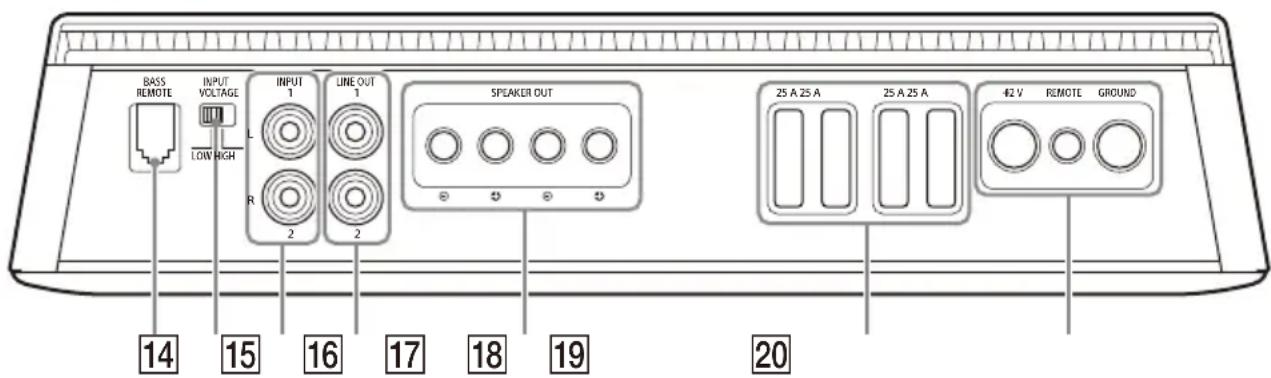 SONY XM1ES - Interruptor INPUT MODE - 1