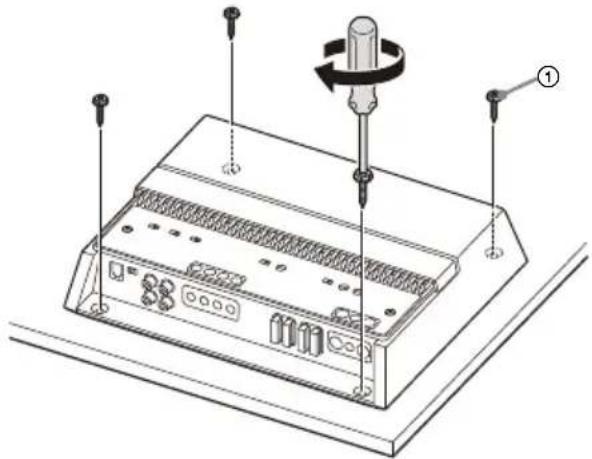 SONY XM1ES - Montera förstärkaren - 1