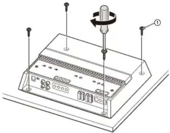 SONY XM1ES - Montaje del amplificador - 1