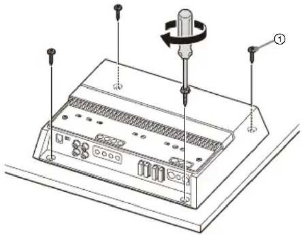 SONY XM1ES - Installieren des Verstärkers - 1