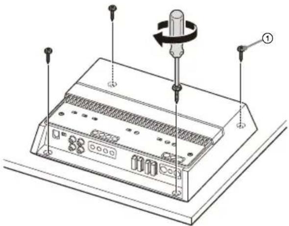 SONY XM1ES - Mounting the amplifier - 1
