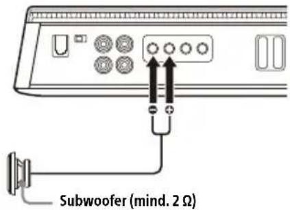 SONY XM1ES - 1-Subwoofer-System (Mono-Ton) - 1