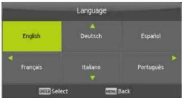 Language English Deutsch Español Français Italiano Português DNER Select NEW Back