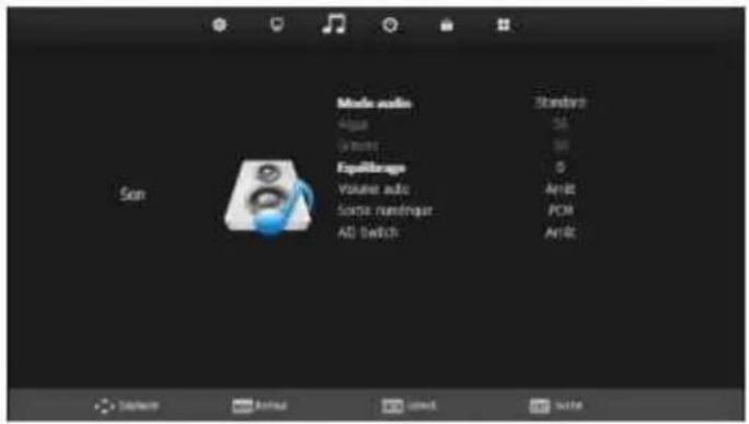Sens Mode audio Organ Vibrate Equilibrage Volume audio Sorte réouinépar AD Switch Standard 56 50 0 AH000 PCM AH000