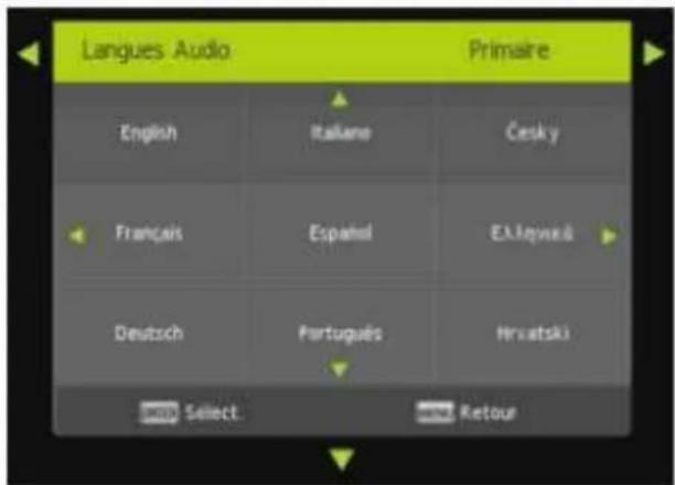 CONTINENTAL EDISON CELED40HD22B6 - Langues Audio - 1