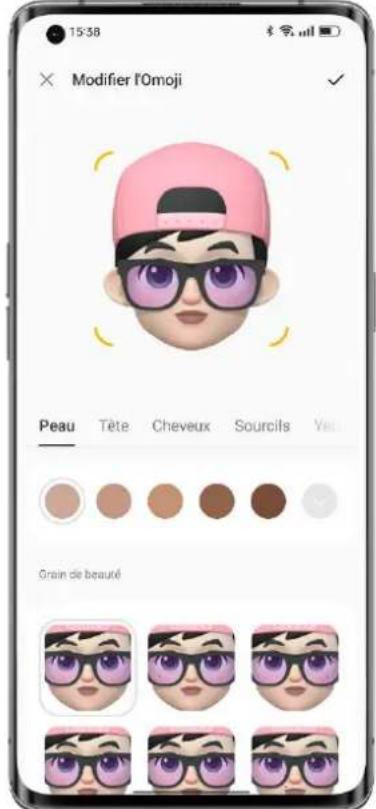 OPPO Reno 7 4G - Créer et modifier un omoji - 1