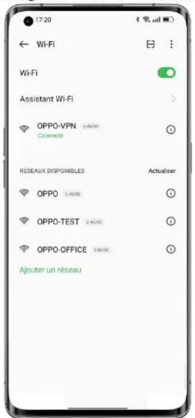 OPPO Reno 7 4G - Configurer les connexions du réseau wi-fi - 1