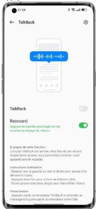 OPPO Reno 7 4G - Désactiver talkback - 1