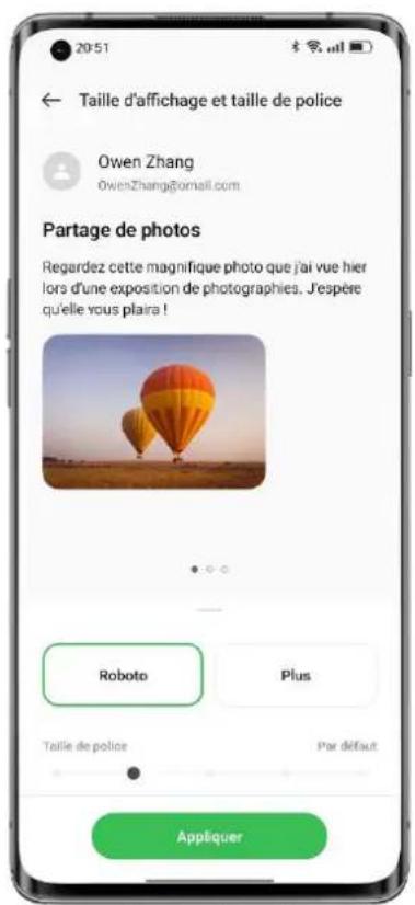 OPPO Reno 7 4G - Changer la police - 1