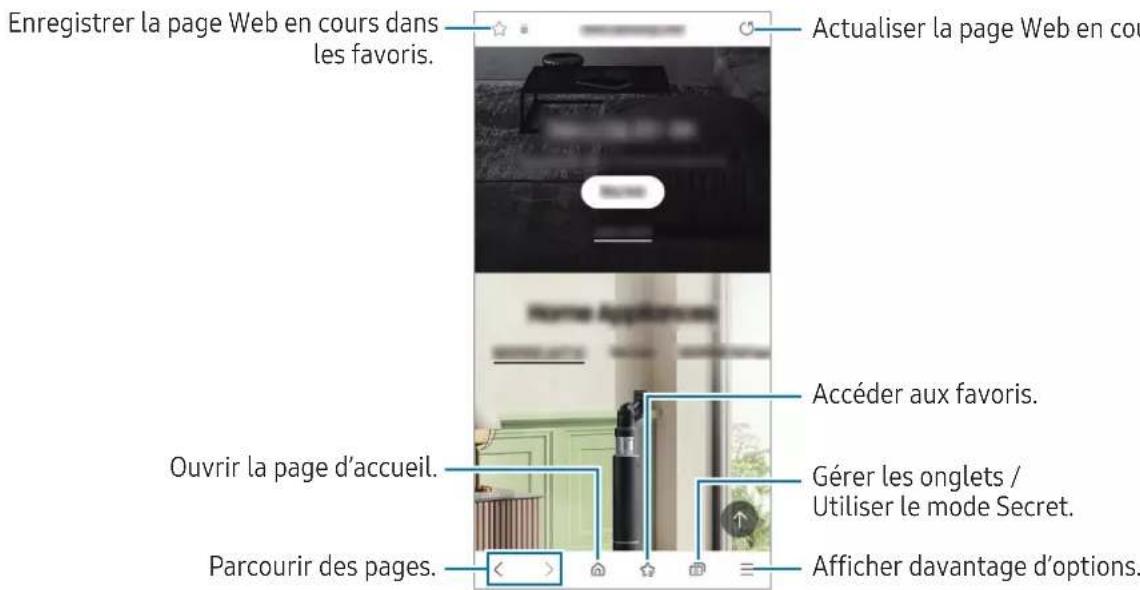 SAMSUNG Galaxy M53 5G - Samsung internet - 1