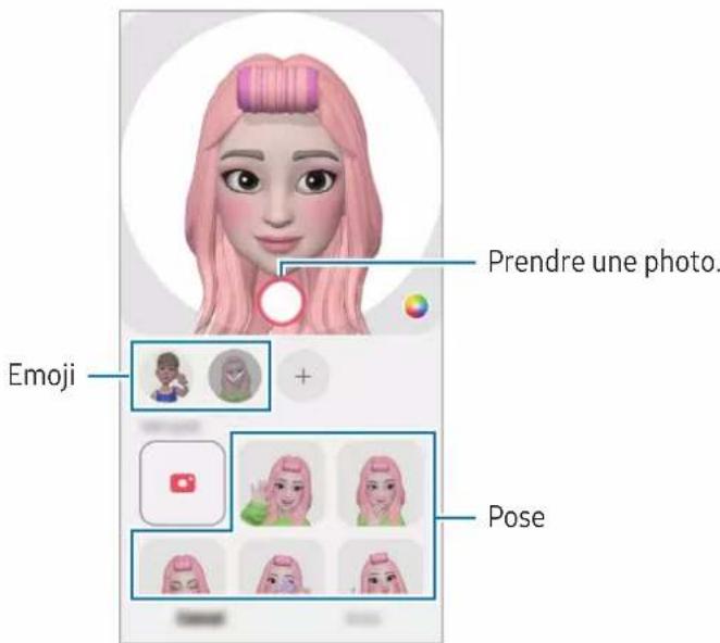 SAMSUNG Galaxy M53 5G - Créer votre profil de contact avec un AR emoji - 1