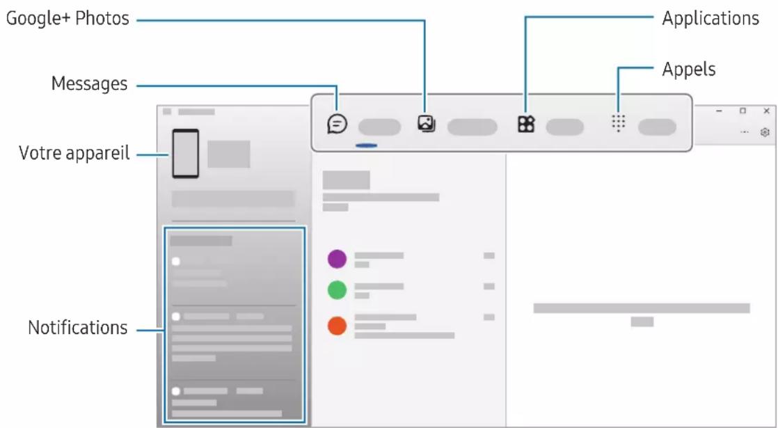 SAMSUNG Galaxy M53 5G - Accéder aux données et notifications de votre appareil sur l'ordinateur - 1