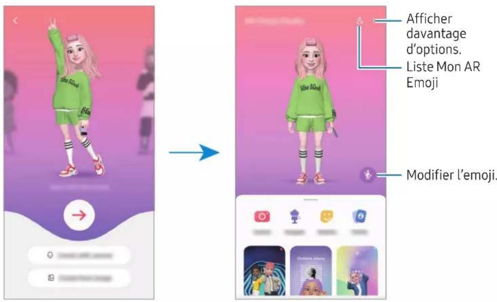 SAMSUNG Galaxy M53 5G - Créer un AR emoji - 1