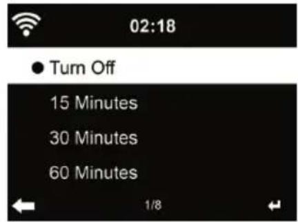 Monacor DR463 - Sleep timer - 1