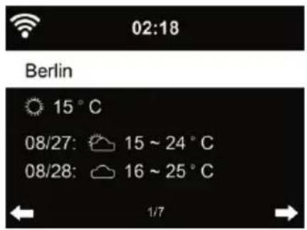 Monacor DR463 - Wetter-Informationen - 1