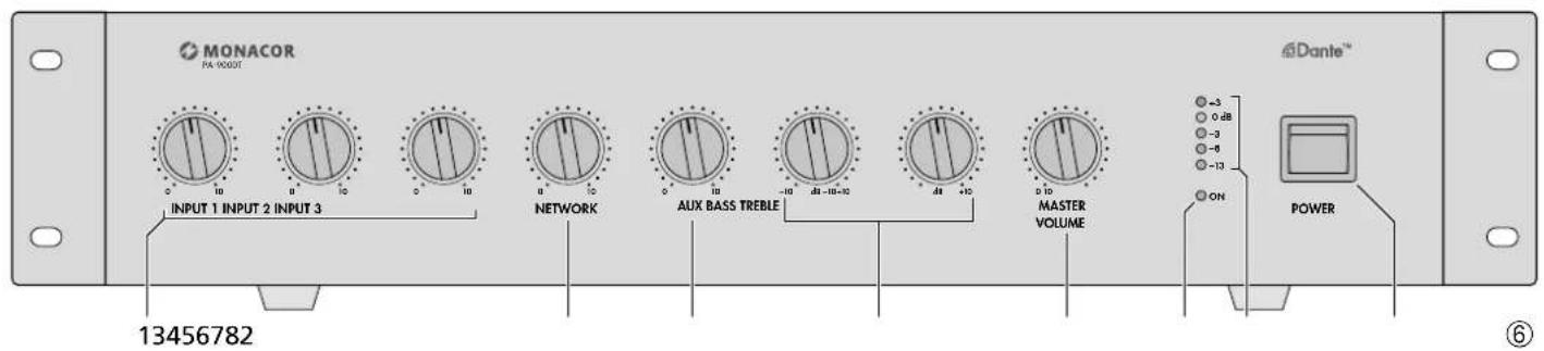 Monacor PA900DT - Beispiele für den Anschluss der Laufsprecher Examples of Speaker Connections - 6