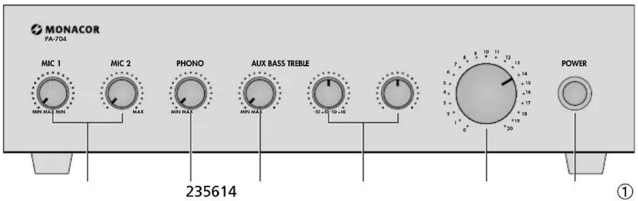 Monacor PA704 - 1