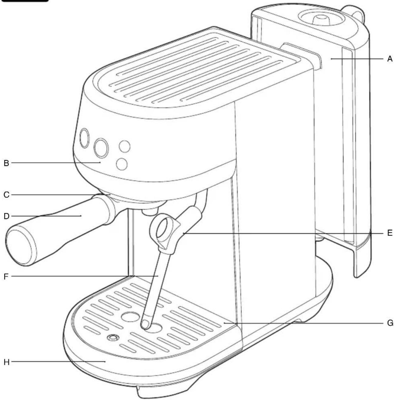 SAGE the Bambino SES450 - Componenti - 1
