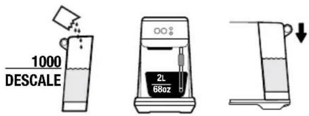 SAGE the Bambino SES450 - TO PERFORM A CLEAN & DESCALE CYCLE - 1
